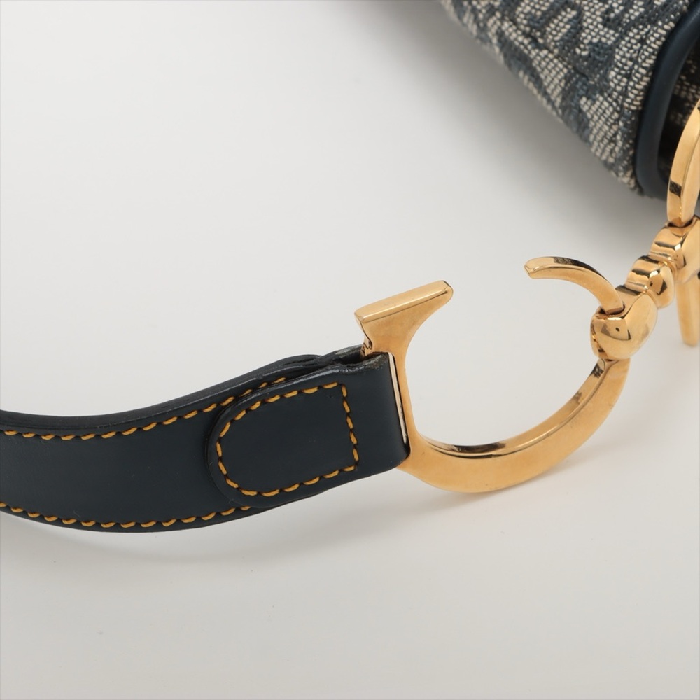 SOLD OUT ❌Christian Dior Saddle Medium Canvas Diorissimo Vintage Trotter - Picture 10 of 11